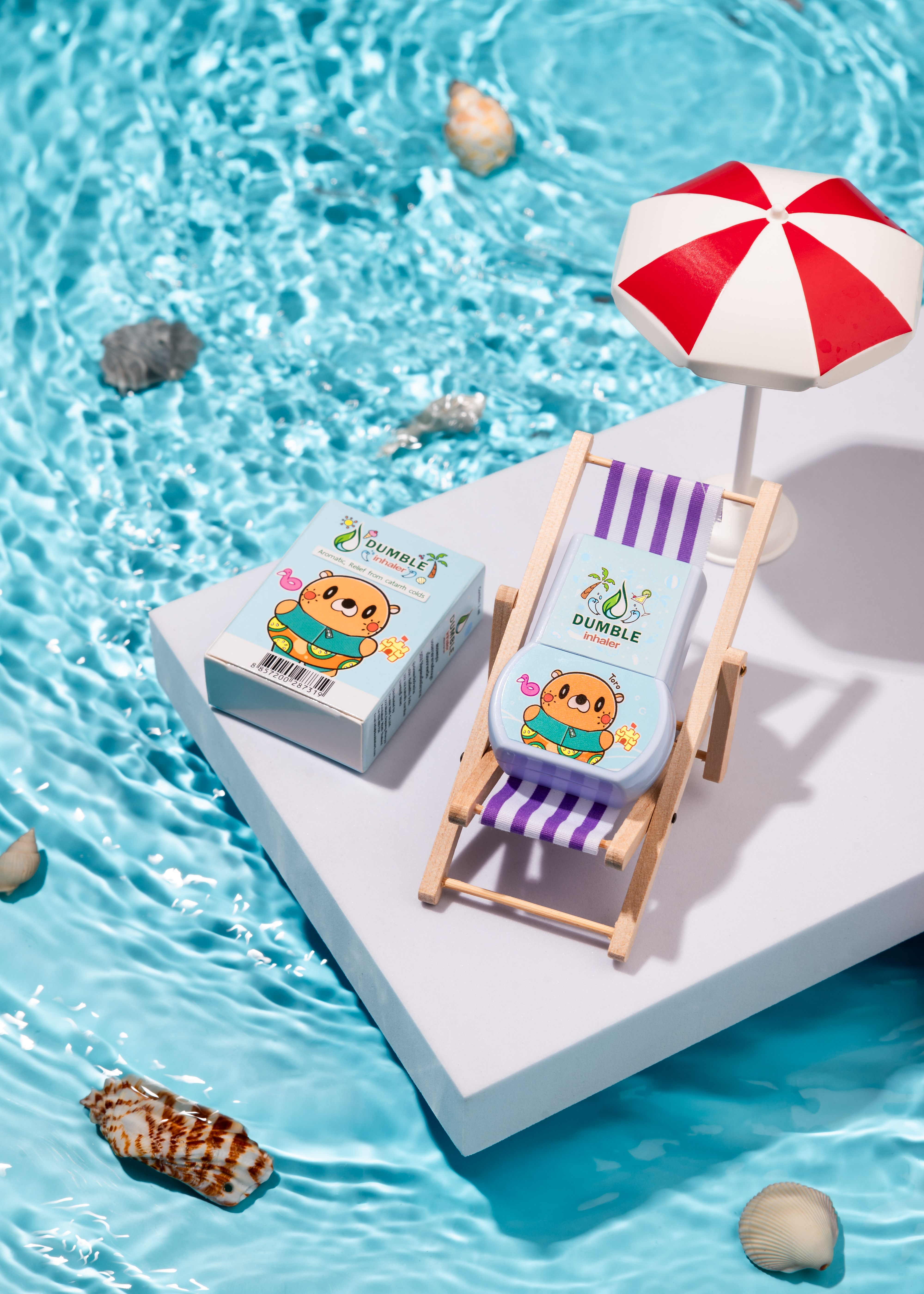 (แพ็ค 1 ตัว)ยาดมดัมเบิ้ล Dumble Inhaler ลาย Summer 2024